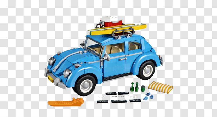 LEGO 10252 Creator Volkswagen Beetle Car New - Model - VW Bug Speedometer Transparent PNG