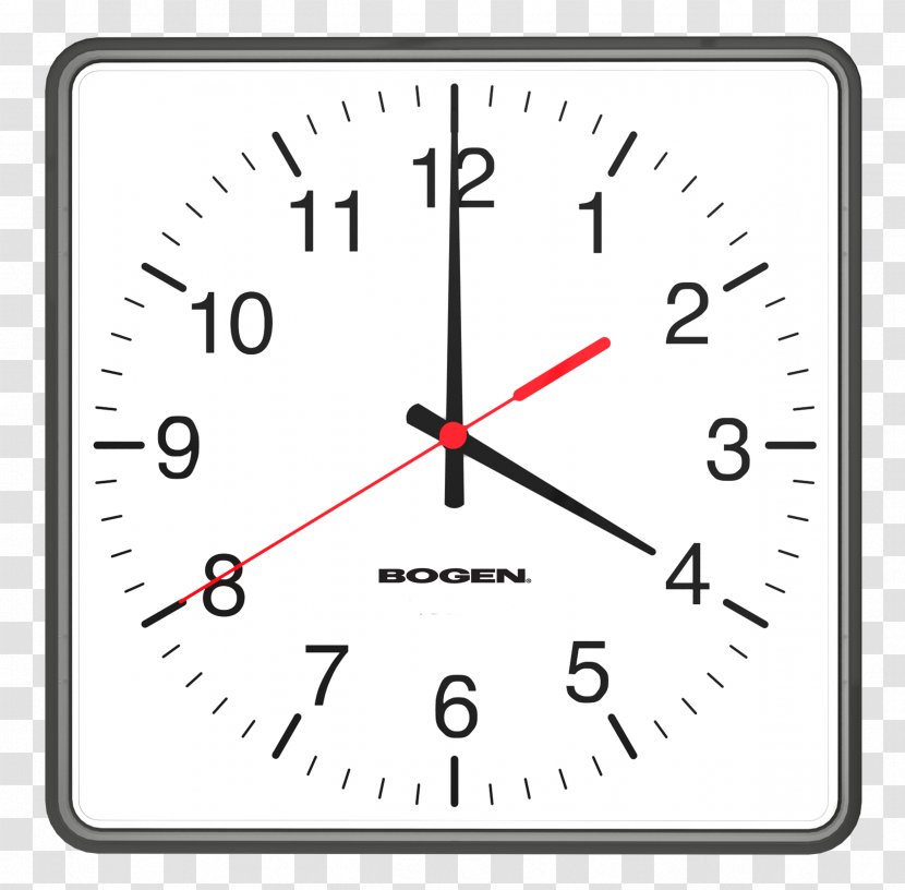 Clock Face Digital Analog Signal Alarm Clocks Rectangle Transparent PNG