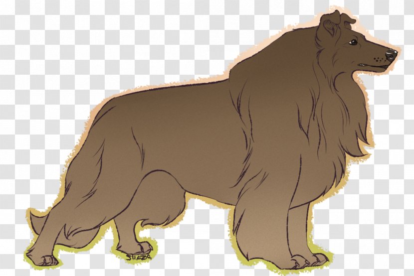 Rough Collie Dog Breed Snout Canidae - Line Art - Lion Transparent PNG
