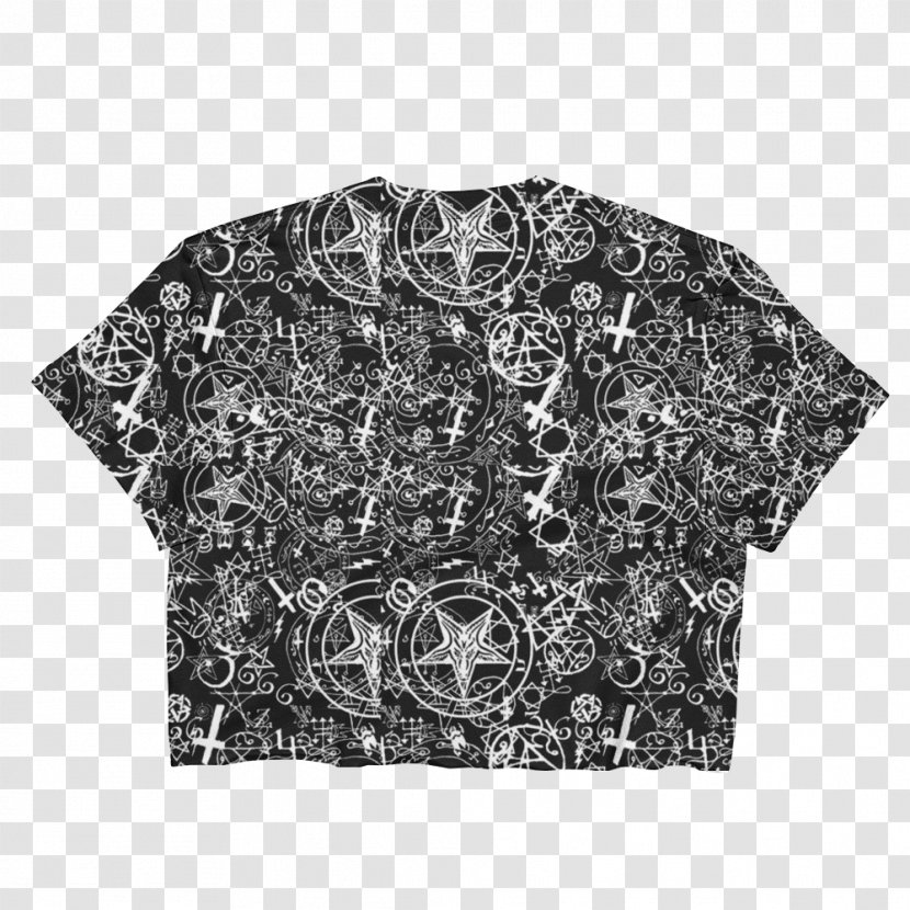 Aloha Shirt T-shirt Sleeve Clothing - Black And White Transparent PNG