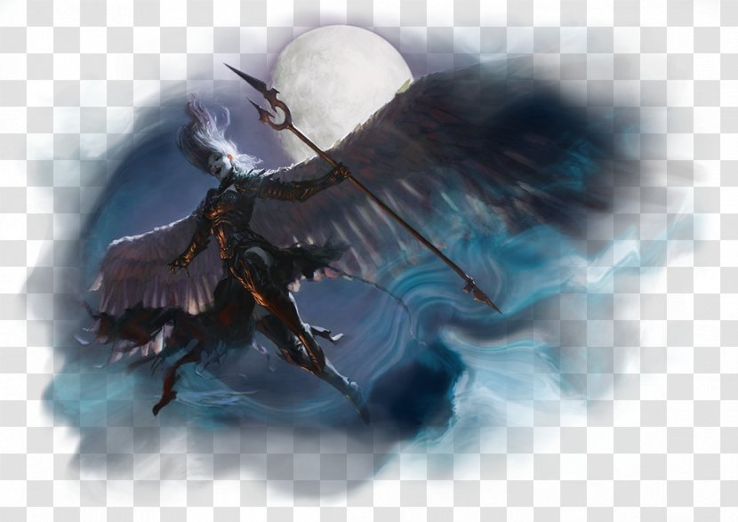 Magic: The Gathering Shadows Over Innistrad Dark Ascension Archangel Avacyn - Cartoon - Magic Transparent PNG
