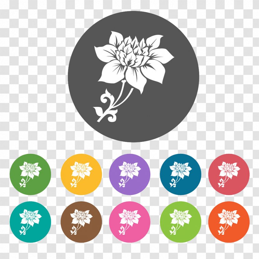 Symbol Royalty-free Icon - Flowers Vector Design Transparent PNG