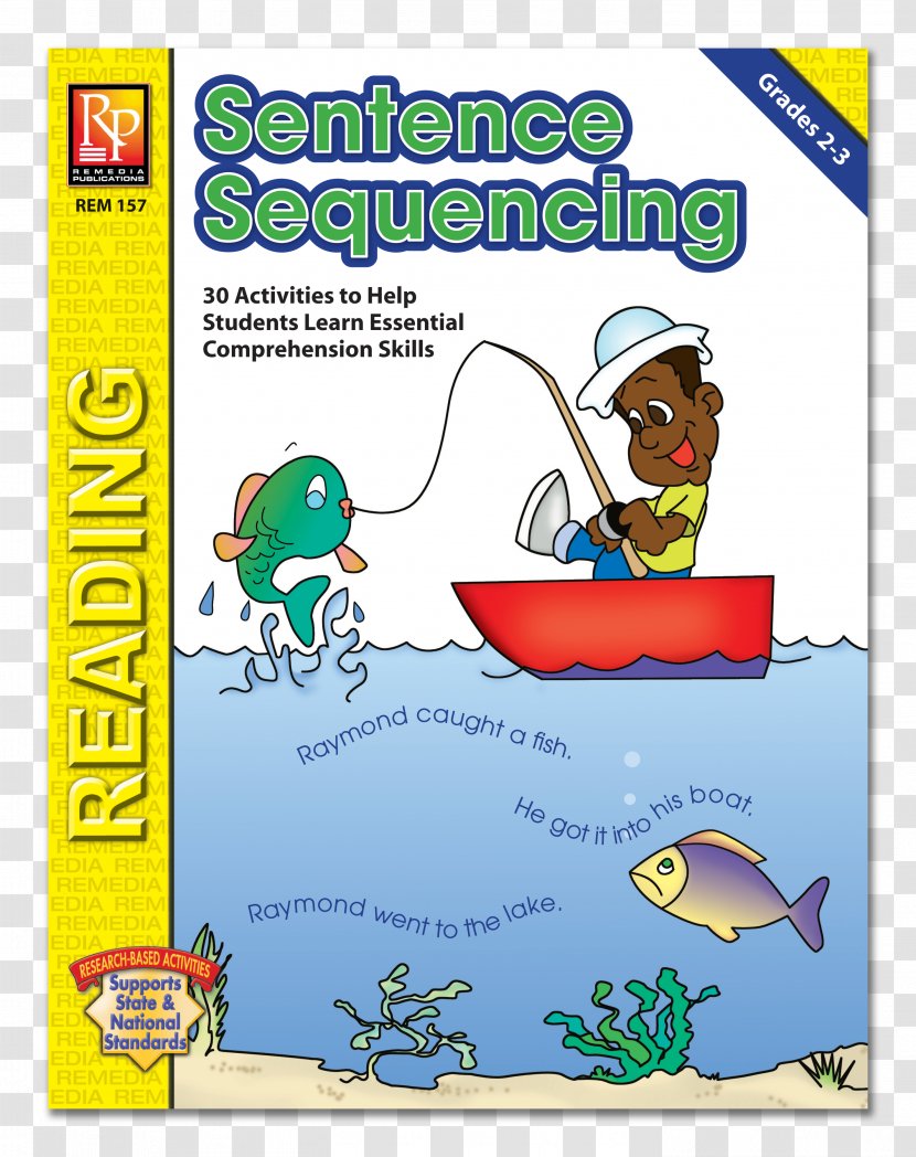 Easy Sentence Writing Skill Sequencing Book - Recreation - Sentences Transparent PNG