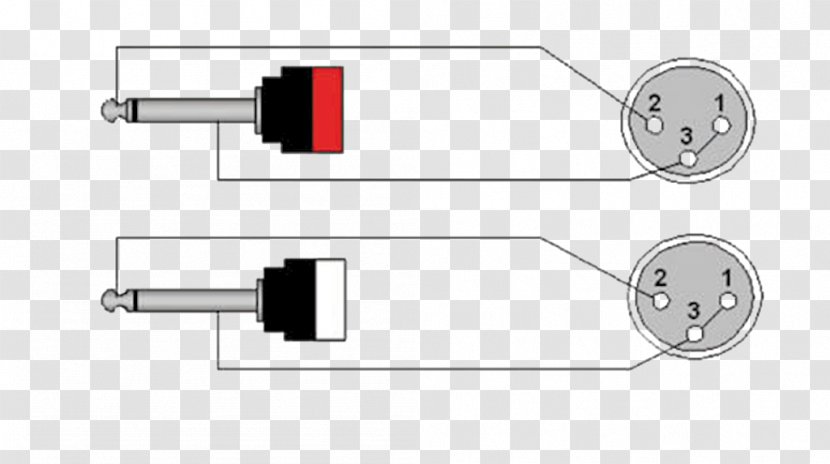 Wiring Diagram XLR Connector Phone Electrical Wires & Cable - Balanced Audio - Frieze Transparent PNG