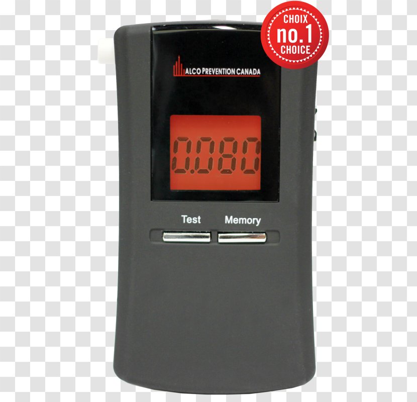 Electronics Breathalyzer Blood Alcohol Content Alcoholic Drink - Test Method Transparent PNG