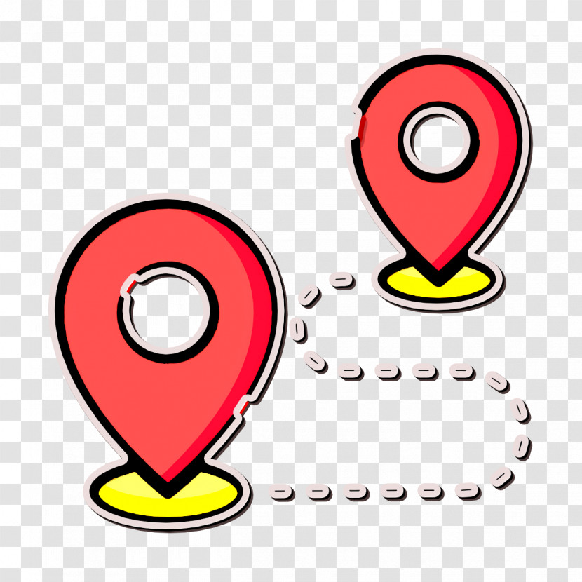 Destination Icon Journey Icon Navigation & Maps Icon Transparent PNG