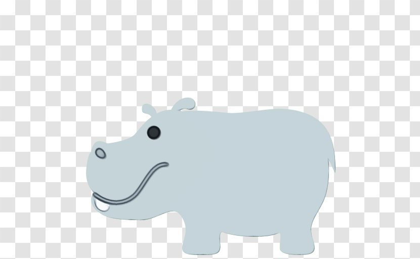 Pig Cartoon - Saving Rhinoceros Transparent PNG
