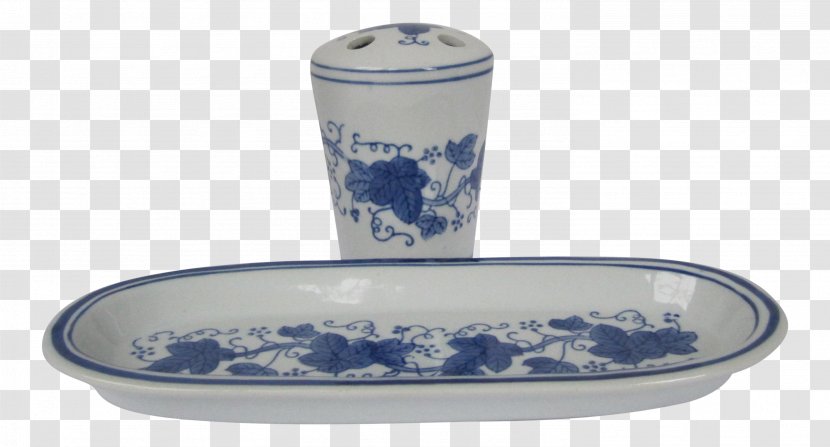 Blue And White Pottery Ceramic Cobalt Porcelain Tableware Transparent PNG