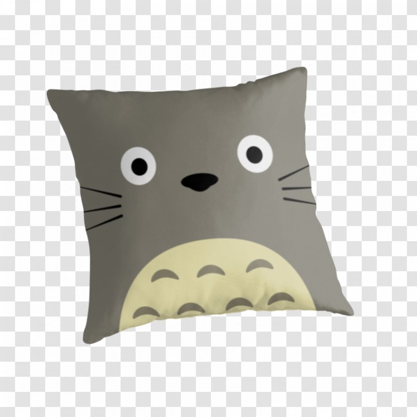 Throw Pillows Textile Cushion Linens - Brown - Totoro Transparent PNG