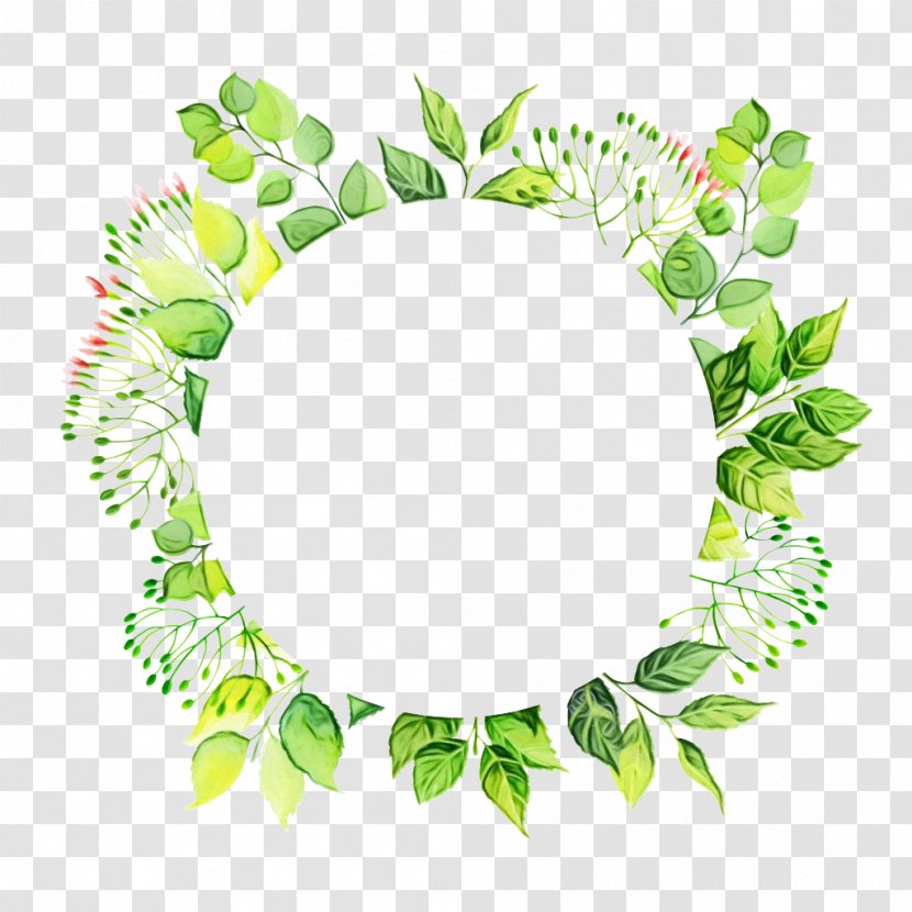 Green Leaf Background - Flower - Interior Design Transparent PNG