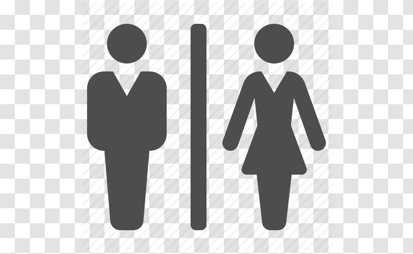 Female Toilet Bathroom - Finger - Wc Man And Woman Icon Transparent PNG