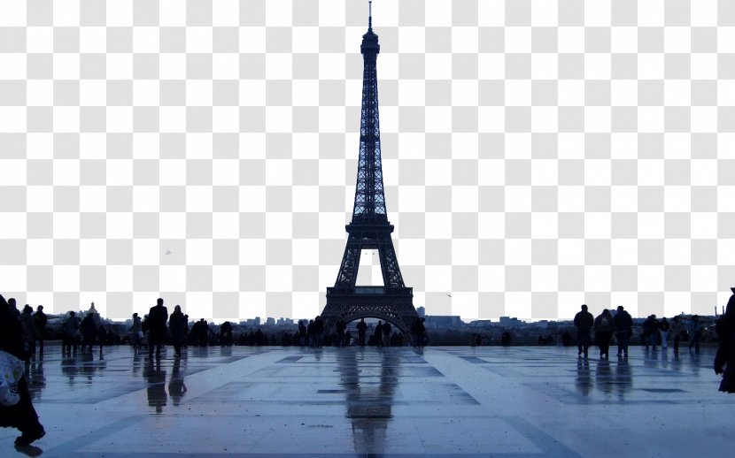 Eiffel Tower Bridge Wallpaper - Paris, France Transparent PNG