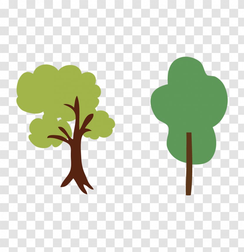 Tree Illustration - Silhouette Transparent PNG