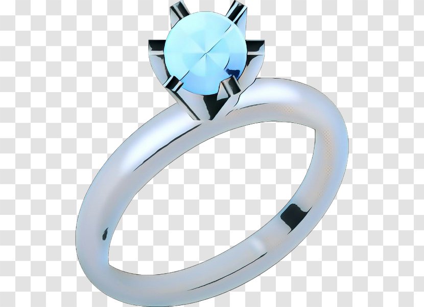 Wedding Ring Silver - Blue - Platinum Titanium Transparent PNG