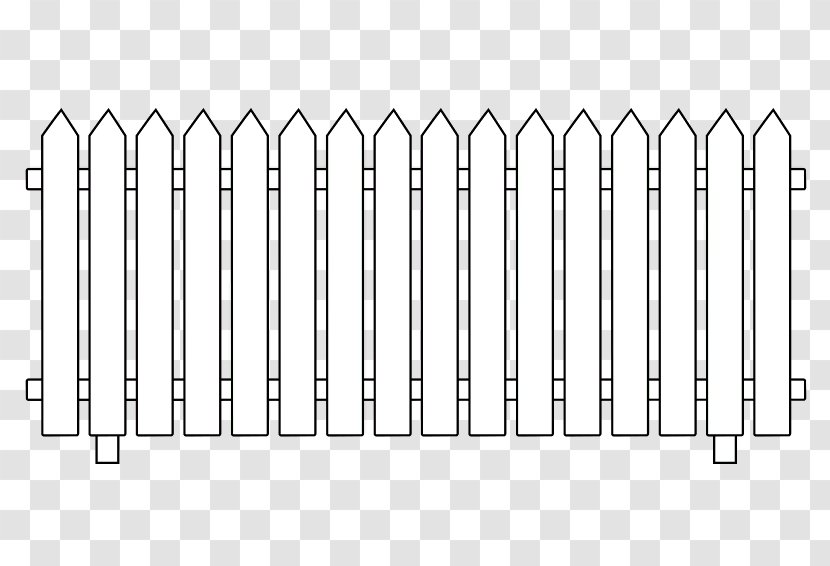 Fence Line Angle - Home Fencing Transparent PNG