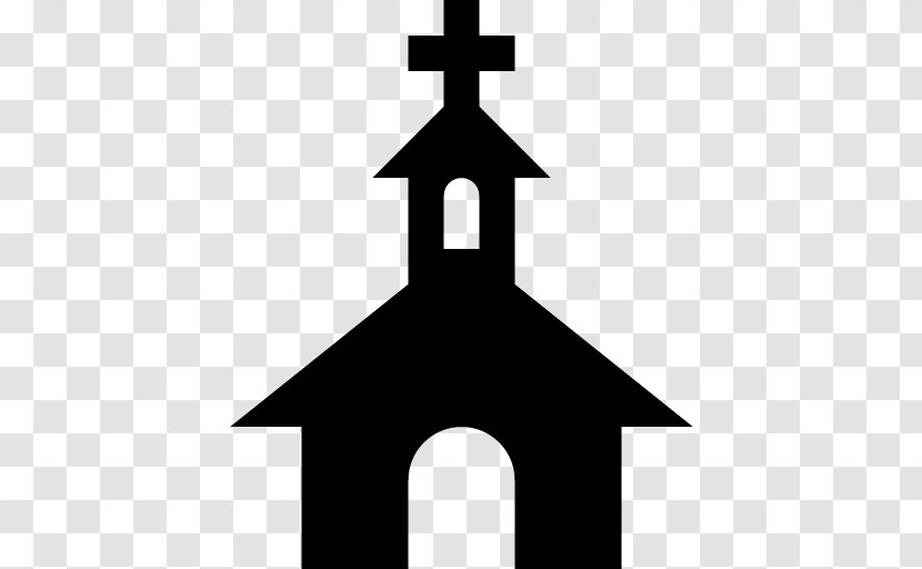 Christian Church Vector Graphics Black Clip Art - House - Synagogue Symbol Transparent PNG