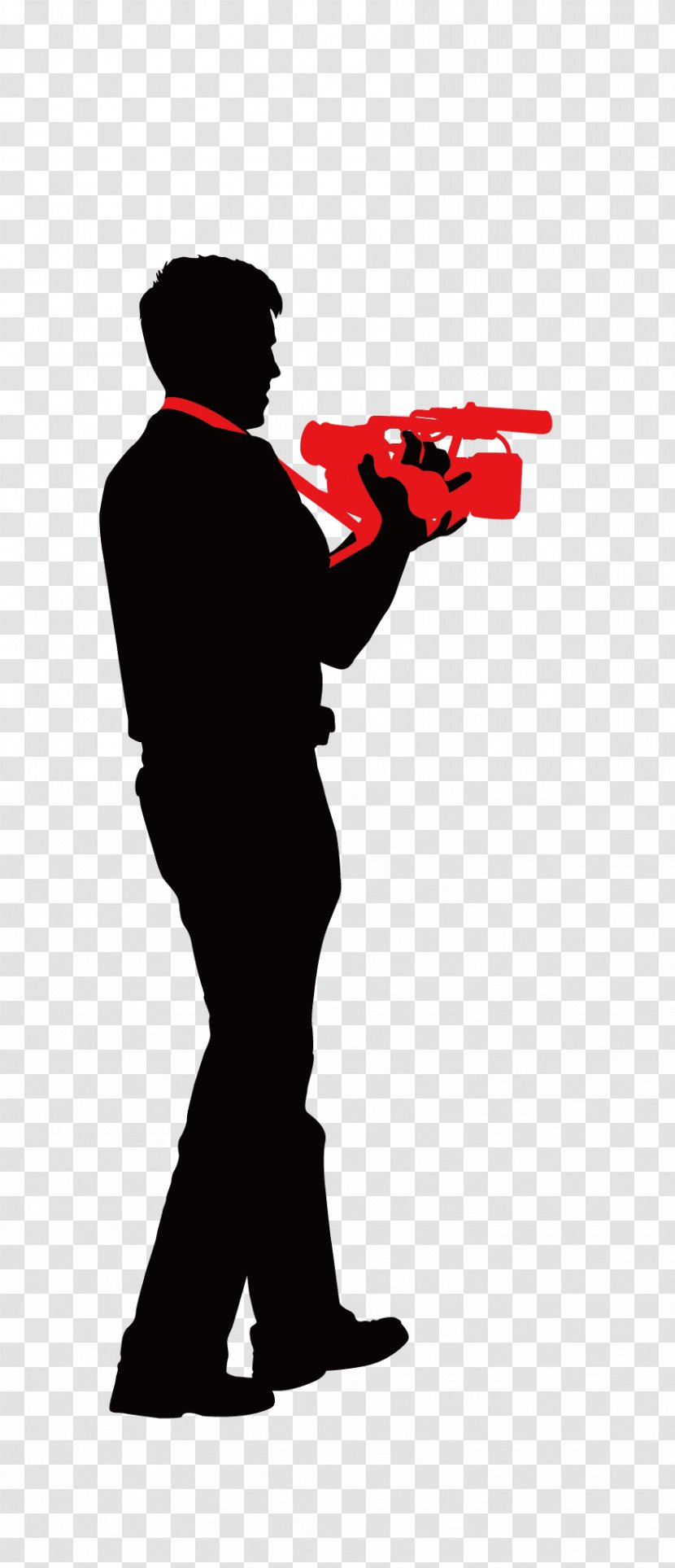 Silhouette Euclidean Vector Photography - Film - Media People Transparent PNG