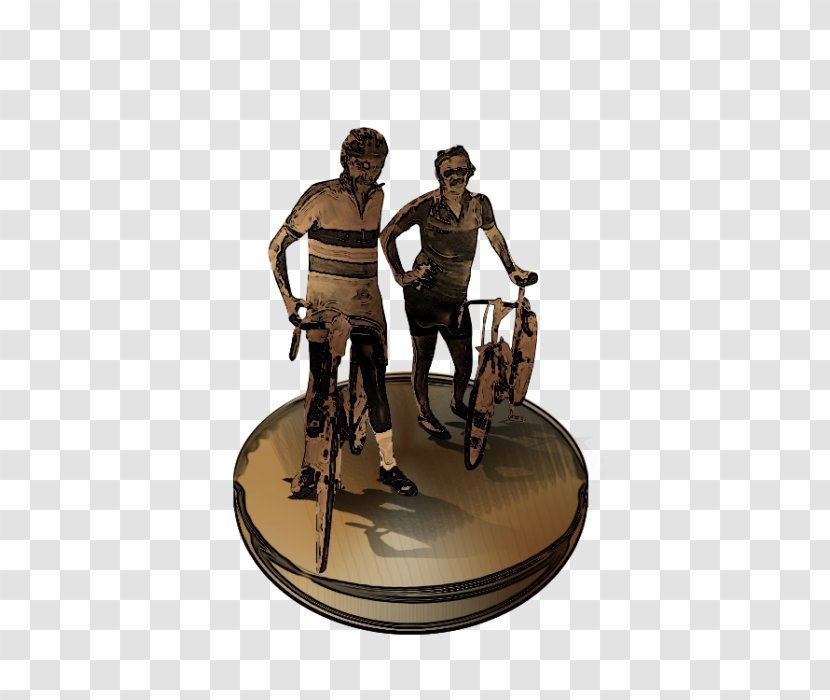 RAGBRAI Concept Cycling Columnist Statue - Road - Bike Routes Across America Transparent PNG
