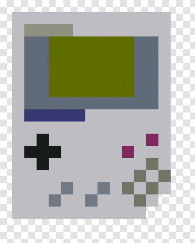 T-shirt Game Boy Advance Pixel Art - Rectangle Transparent PNG