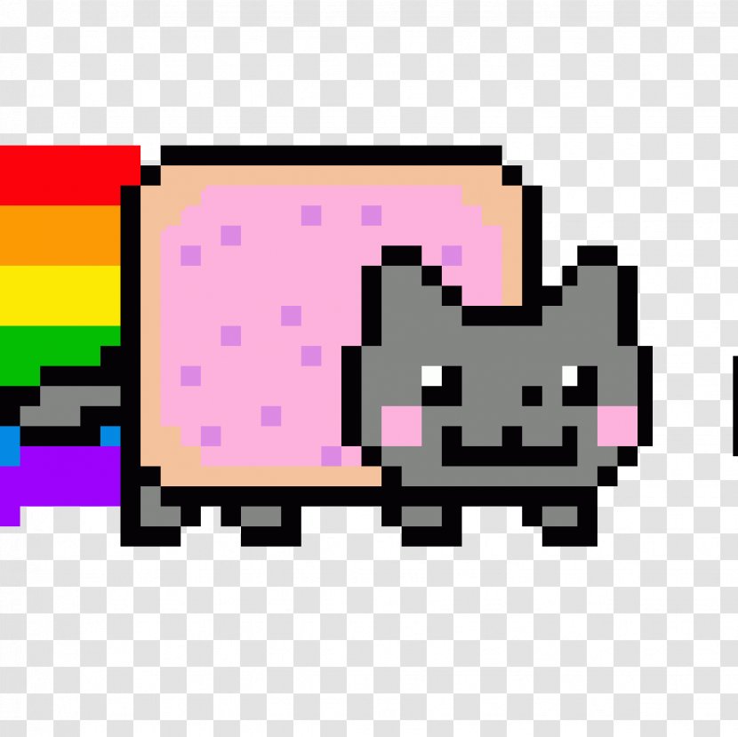 Nyan Cat GIF YouTube Pixel Art - Frame Transparent PNG