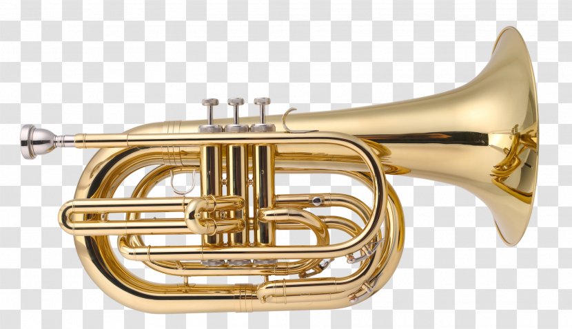 Cornet Mellophone Marching Euphonium Baritone Horn - Silhouette - Musical Instruments Transparent PNG