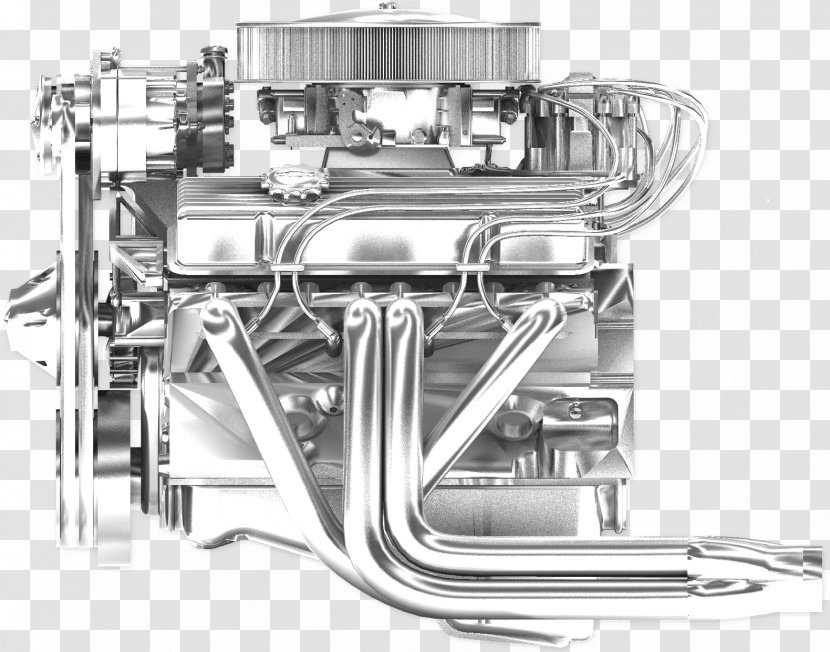 Car Machine Product Design Black - Dragster Engine Transparent PNG