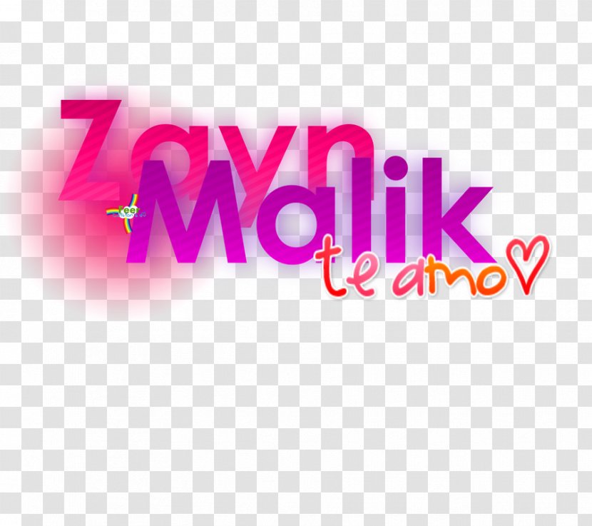 Logo One Direction Text Entertainer - Zayn Malik Transparent PNG