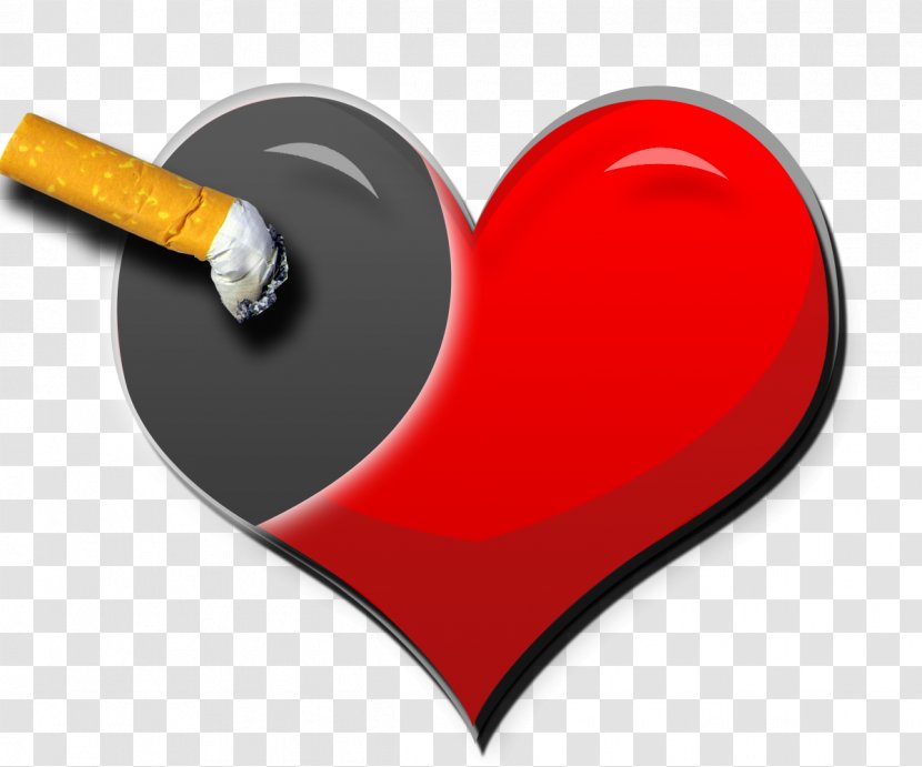 Heart Tobacco Smoking Passive - Watercolor - Singular Transparent PNG