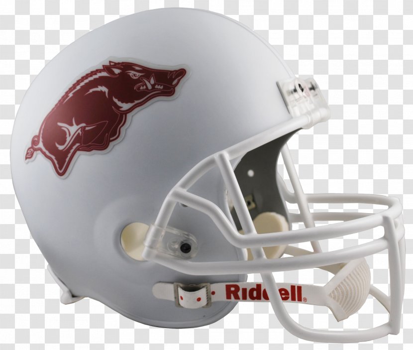 American Football Helmets Arkansas Razorbacks Texas Longhorns NFL - Sports Equipment - Safety Helmet Transparent PNG