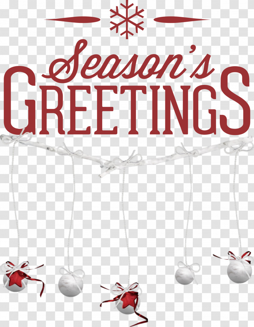Seasons Greetings Christmas New Year Transparent PNG