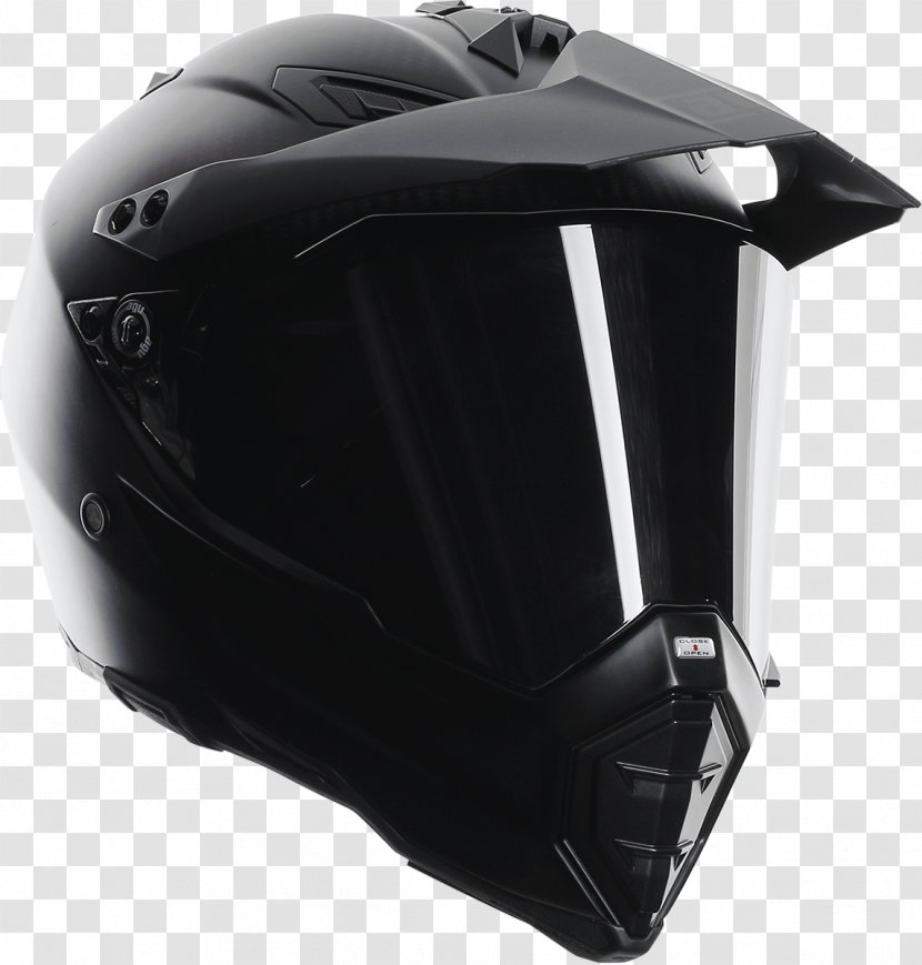 Motorcycle Helmets AGV Dual-sport Carbon Fibers - Integraalhelm Transparent PNG