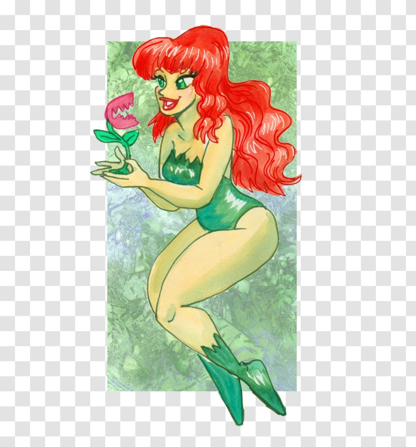 Poison Ivy Drawing Starfire Art - Flower - Watercolor Transparent PNG
