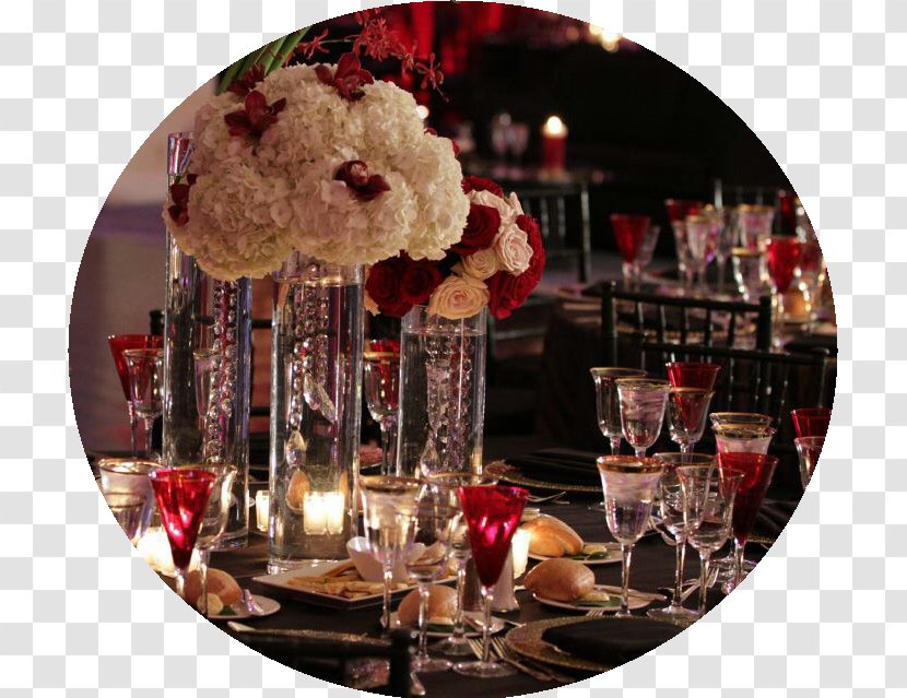 Centrepiece Wedding Reception Flower Bouquet Anniversary - Stemware Transparent PNG