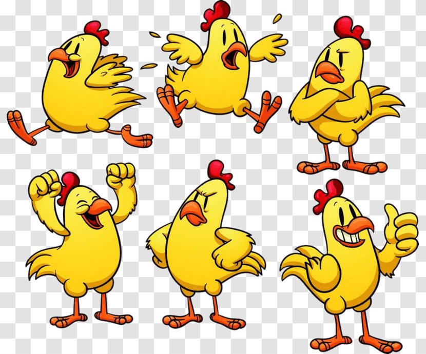 Chicken Vector Graphics Cartoon Drawing Image - Yellow Transparent PNG