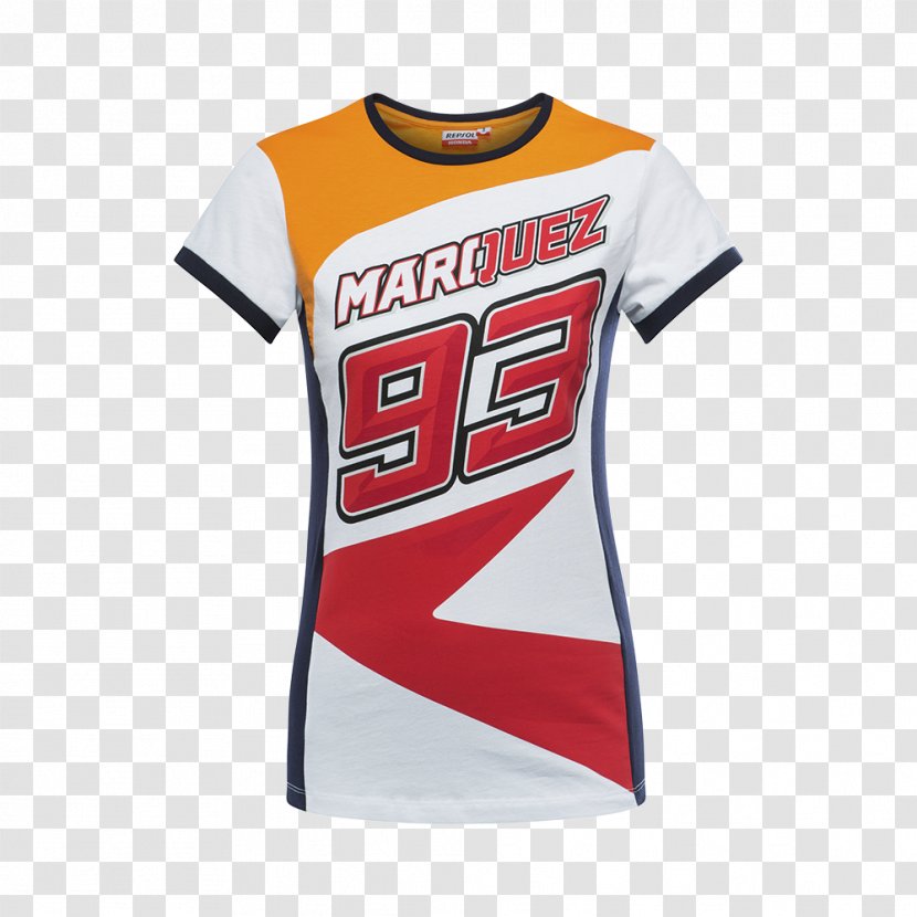 T-shirt Repsol Honda Team MotoGP Racing Manufacturer 2017 Season - Motogp - Marc Marquez Transparent PNG