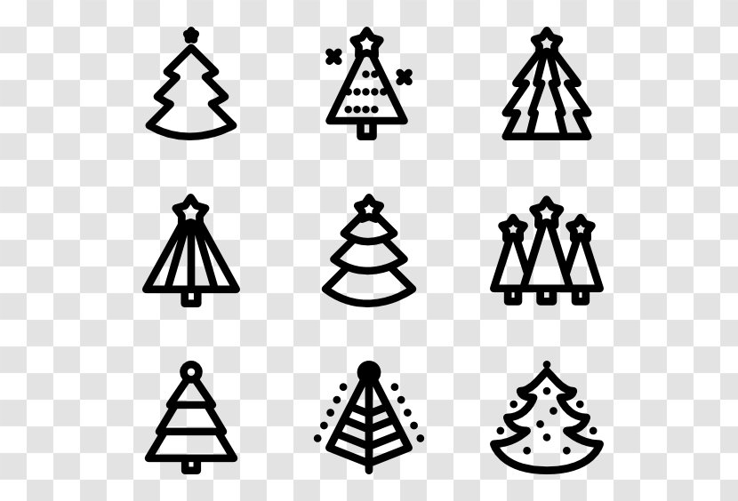 Christmas Tree Symbol - Symmetry Transparent PNG