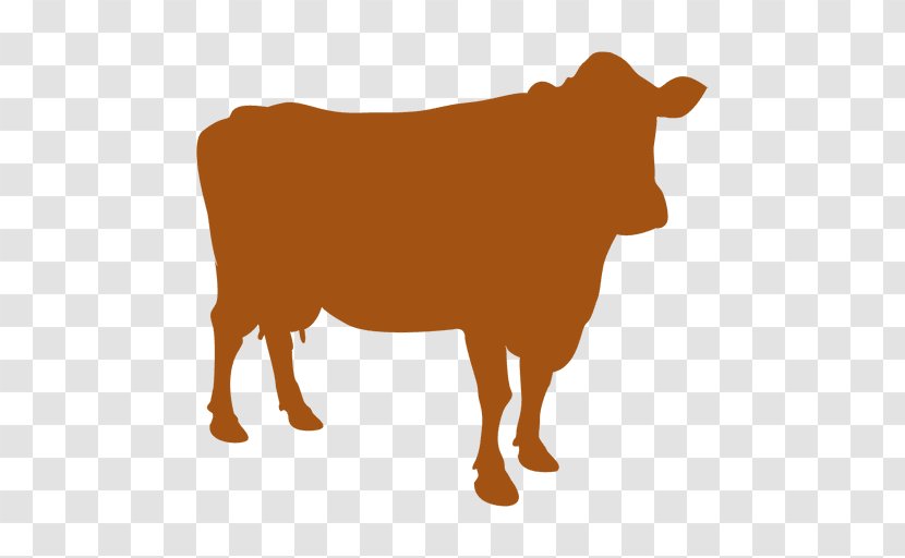 Angus Cattle Beef Silhouette Clip Art - Like Mammal - Farm Animals Transparent PNG