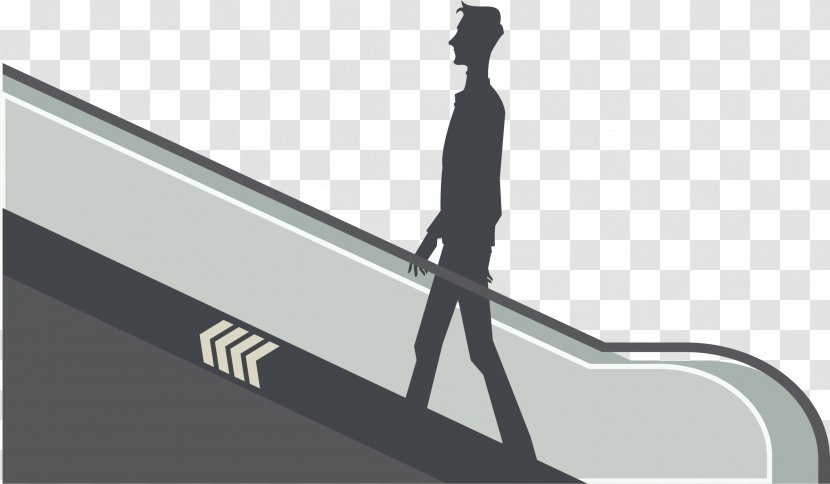 Euclidean Vector Escalator - Raster Graphics - Take The Upstairs Transparent PNG