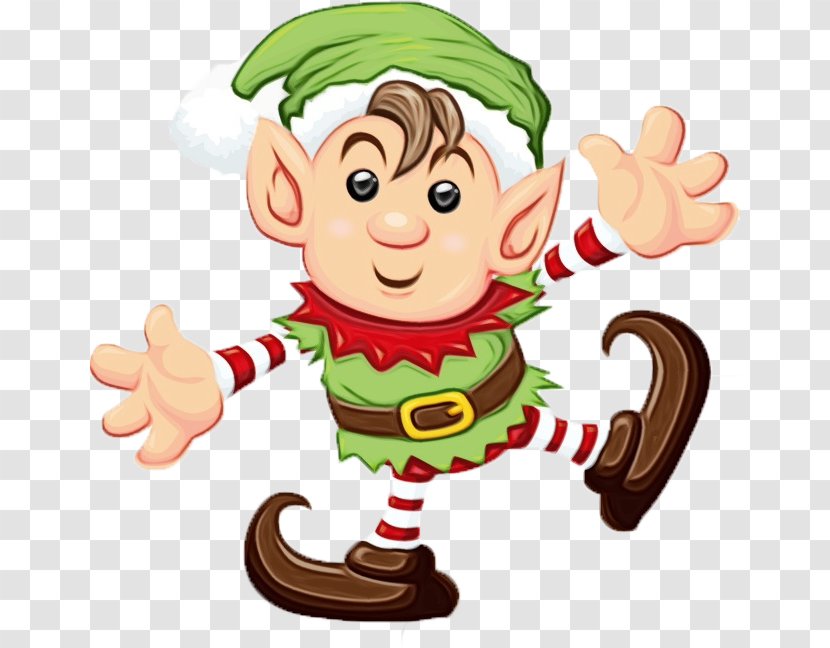 Christmas Elf Cartoon - Animation Happy Transparent PNG