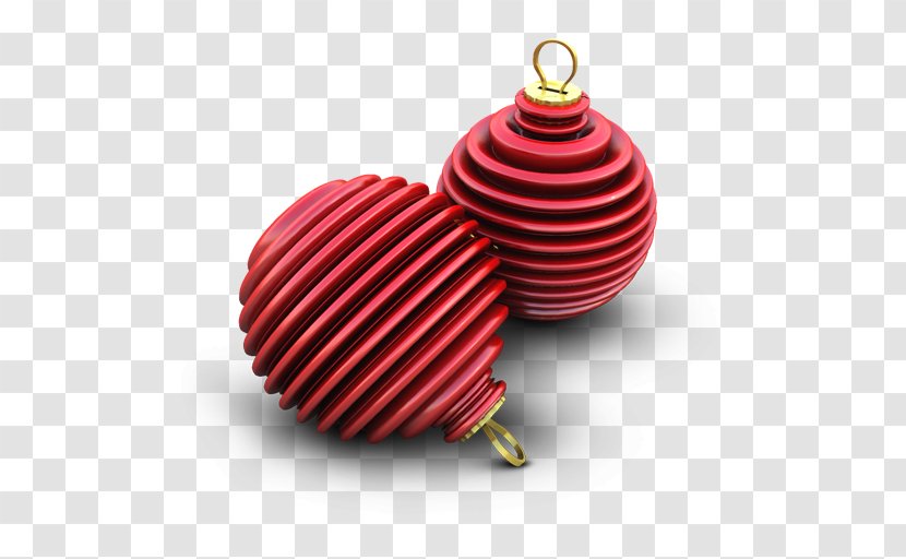 Christmas Ornament Decoration Magenta - Tree - Xmas Ringed Balls Transparent PNG