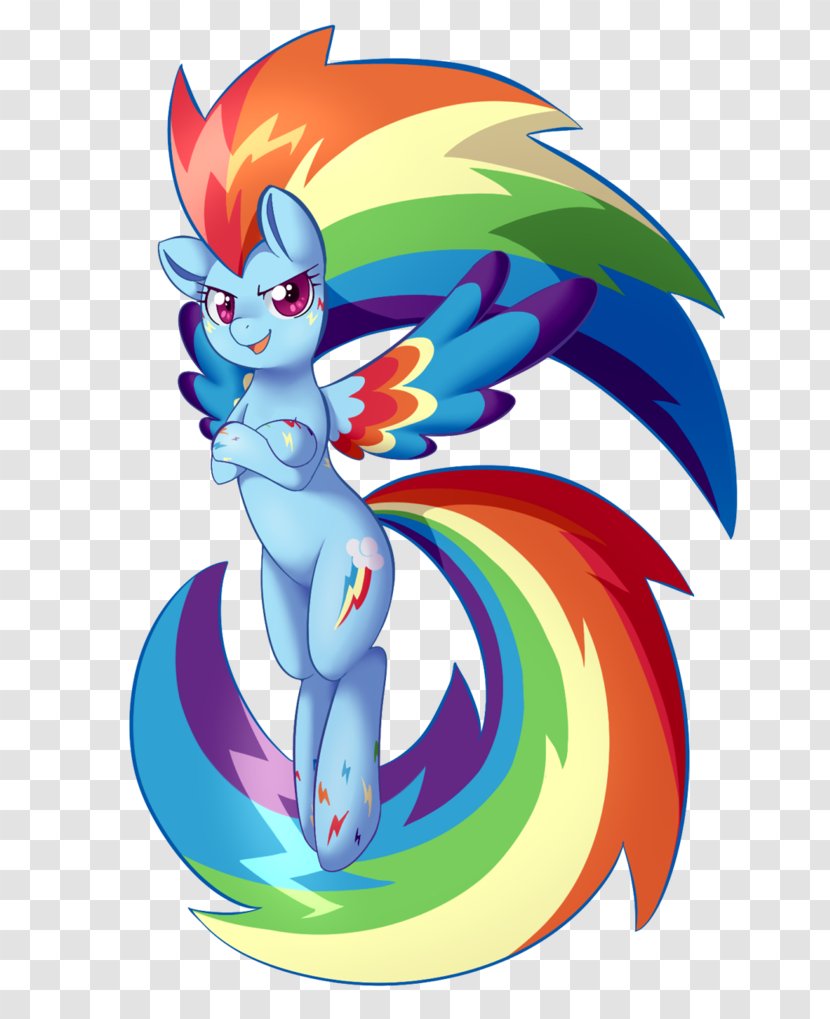 Rainbow Dash Pony Power Art Fluttershy - My Little Transparent PNG