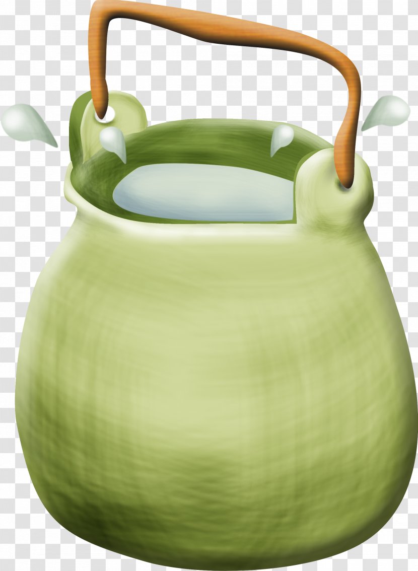 Kettle Teapot Tennessee Lid - Green Transparent PNG