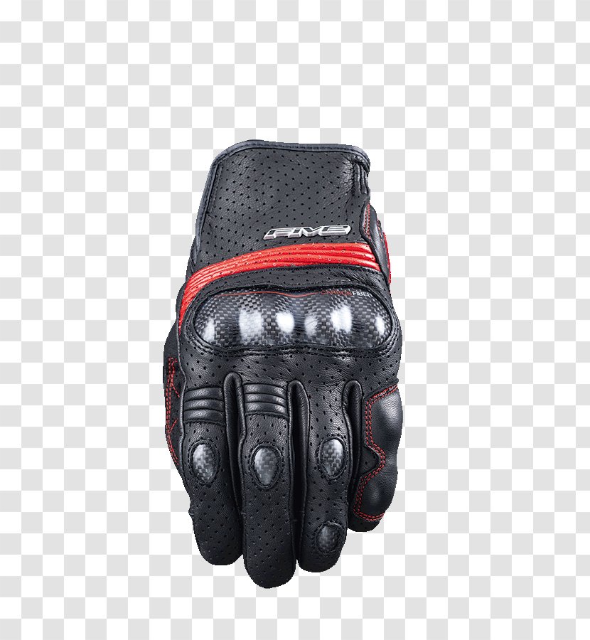 Glove Leather Sport Carbon Hand - Black - Cuff Transparent PNG