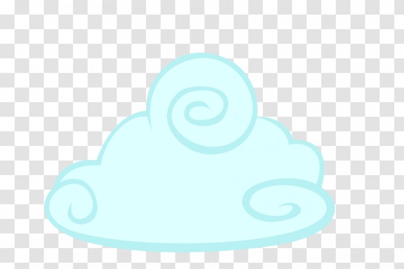 Turquoise Teal - Aqua - Cartoon Cloud Transparent PNG