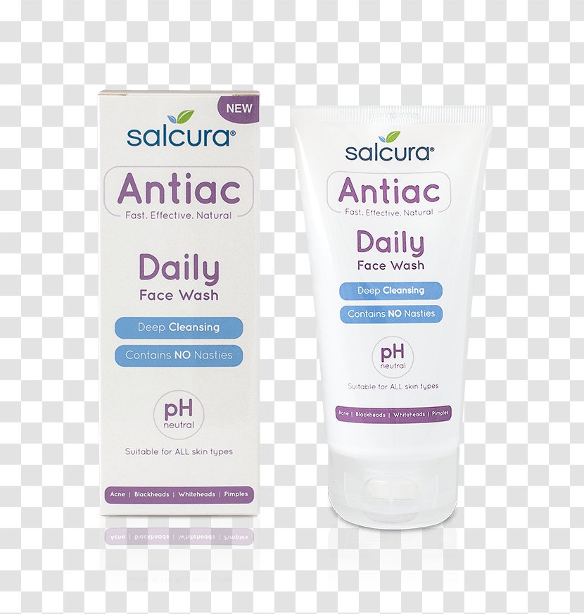Salcura Antiac DAILY Face Wash Lotion Cream Cleanser - Mossa - Deep Sea Minerals Transparent PNG