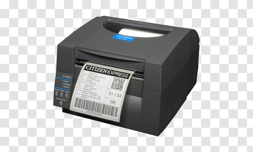 Label Printer Thermal Printing Barcode Paper Transparent PNG