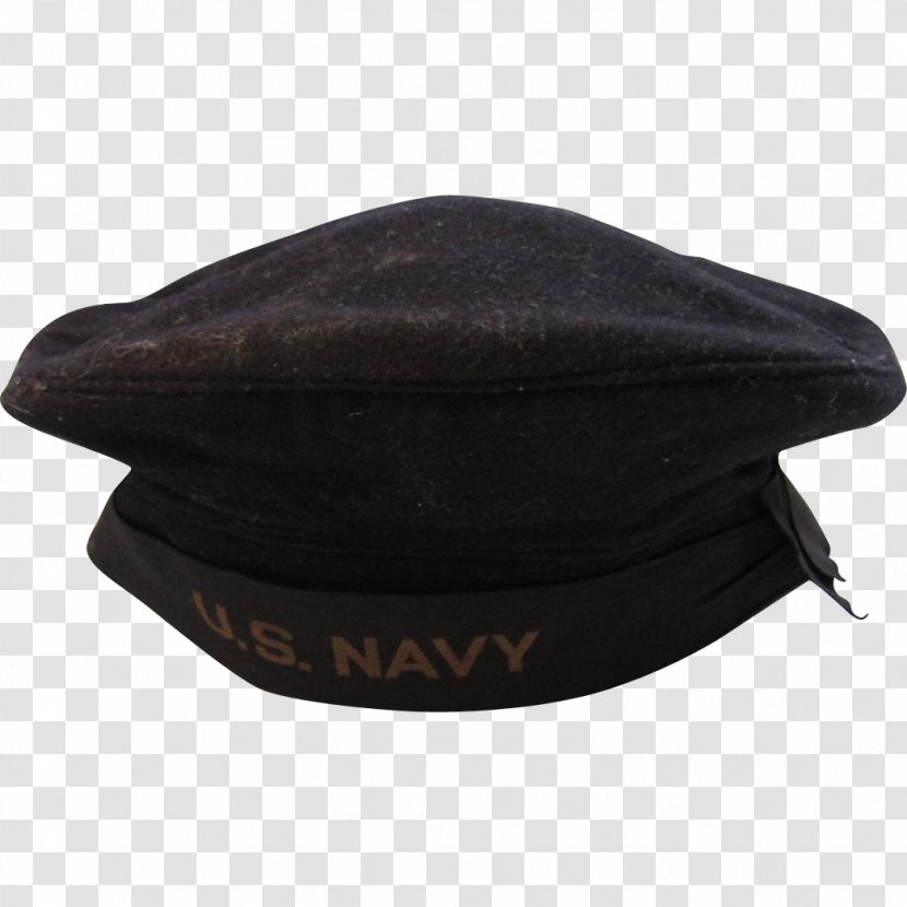 Sailor Cap Hat Headgear Beret - Military - Leather Vintage Transparent PNG