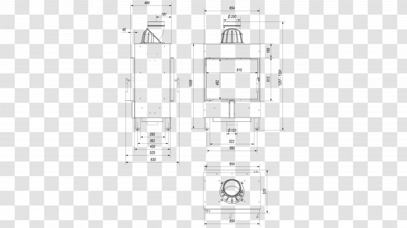 Fireplace Insert Kildare Stoves Firebox - Stove Transparent PNG