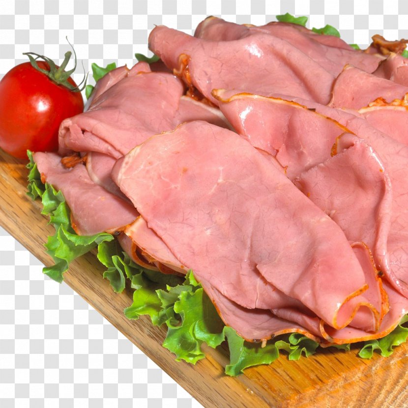 Capocollo Ham Barbecue Red Meat - Heart Transparent PNG