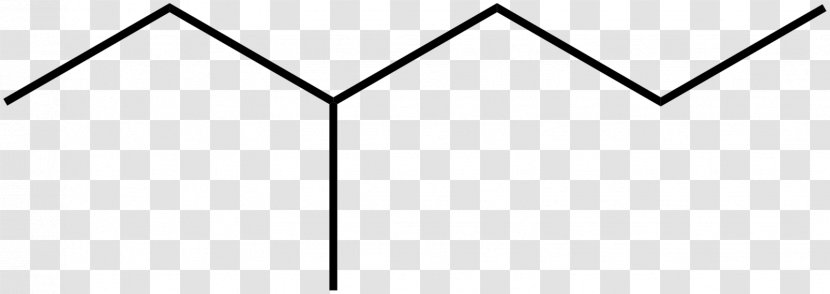 3-Methylhexane 2-Methylhexane Heptane Isomer Alkane - Black - 3methylhexane Transparent PNG